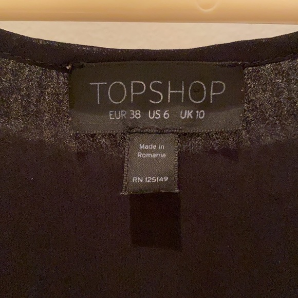 Topshop Cape Back Chiffon Romper - Picture 3 of 4